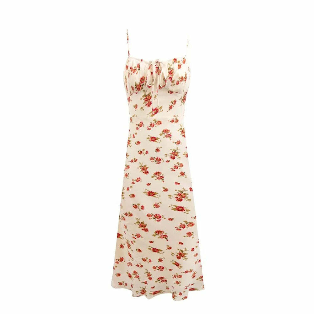 Rubi Midi Dress - Y2K Summer Grunge Outfit, 90S Fashion, Retro Style, Pastel Goth, Y2K