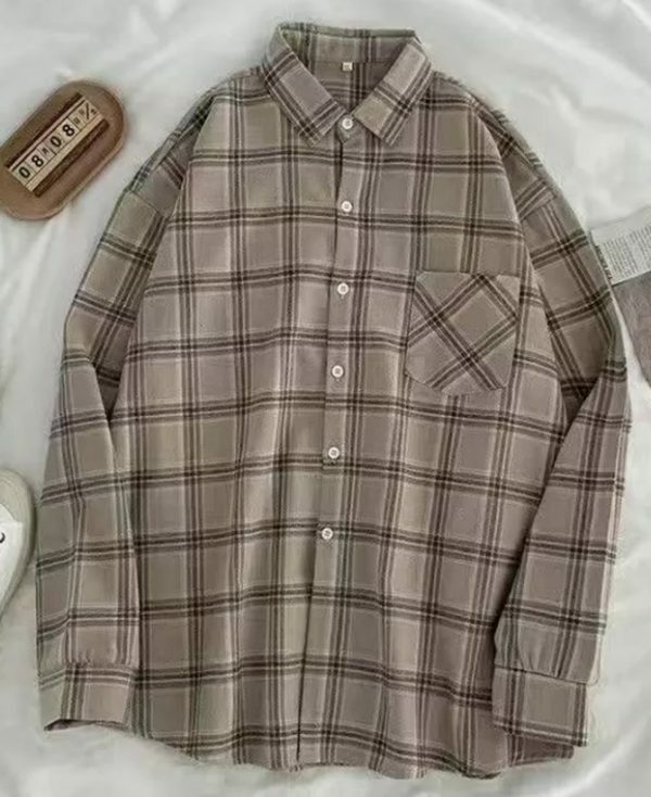 Rylee Vintage Plaid Long Sleeve - Y2K Grunge, 90S Fashion, Retro Summer Outfit
