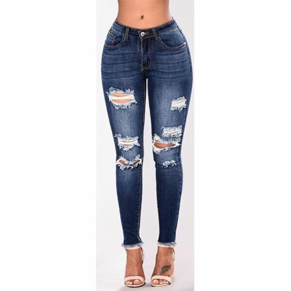 Serenity Ripped Jeans - Y2K Summer, 90S Grunge, Retro Style, Y2K Club & Party Outfits