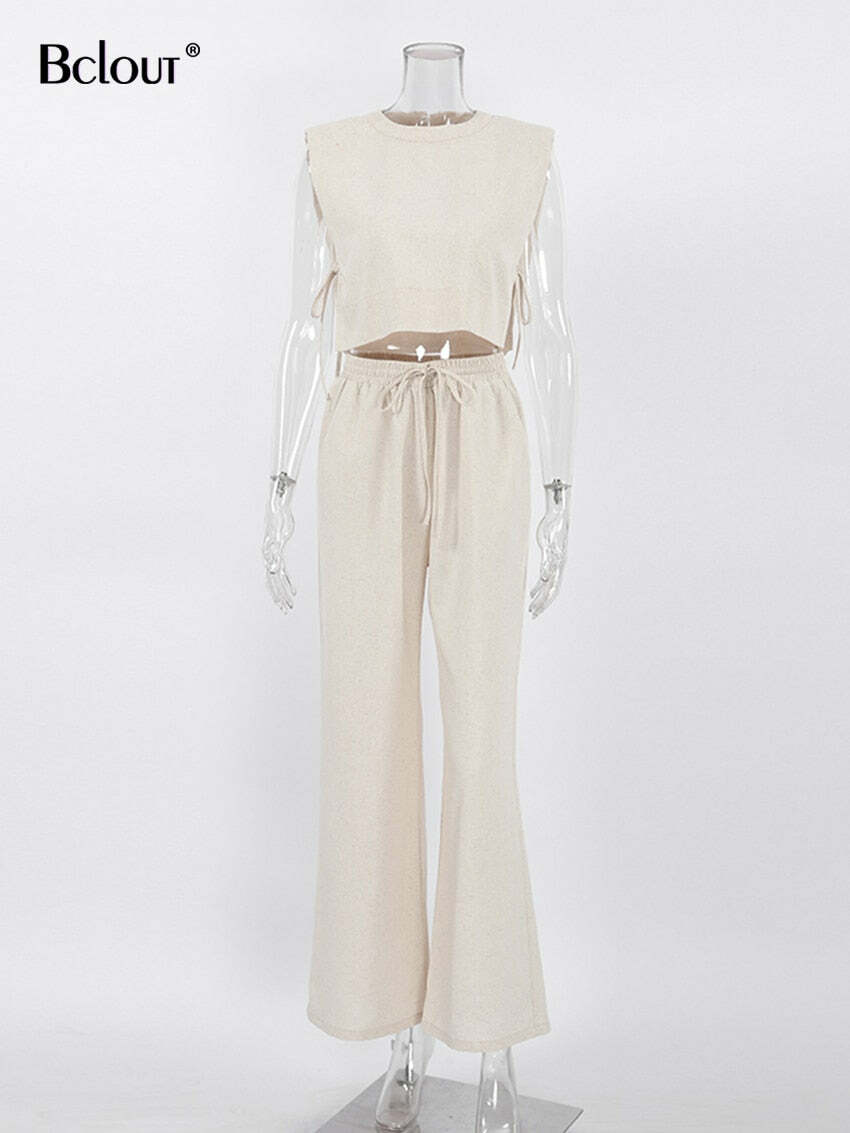 Shilo Linen Set - Y2K Summer & 90S Grunge Outfits, Retro Style, Y2K Party & Club Fashion