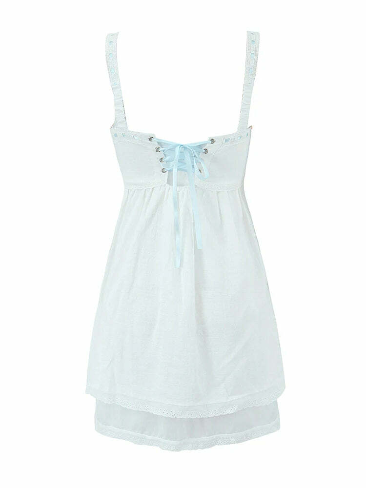Shira Mini Dress - Y2K Summer Grunge Outfit, 90S Fashion, Retro Style, Pastel Goth, Y2K Party