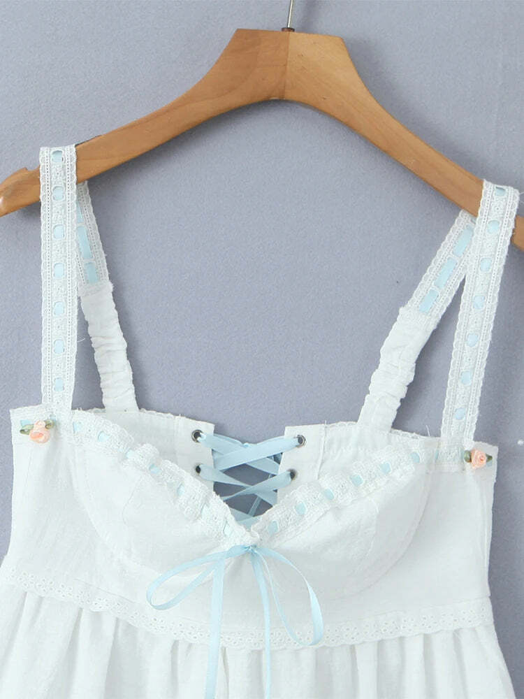 Shira Mini Dress - Y2K Summer Grunge Outfit, 90S Fashion, Retro Style, Pastel Goth, Y2K Party