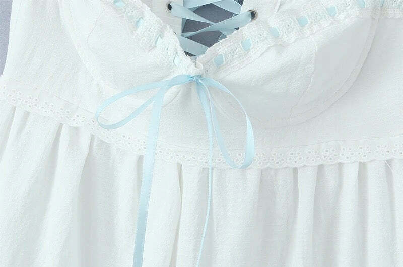 Shira Mini Dress - Y2K Summer Grunge Outfit, 90S Fashion, Retro Style, Pastel Goth, Y2K Party