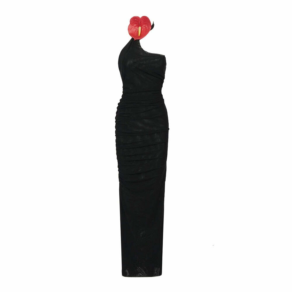 Sinatra Maxi Dress - Y2K Summer Grunge Outfit, 90S Fashion, Retro Style, Y2K Party & Club