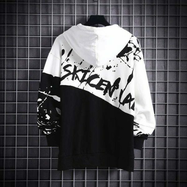 Skicen Lab Y2K Grunge Hoodie - 90S Retro Summer Outfit, Pastel Goth, Y2K Club & Party Fashion