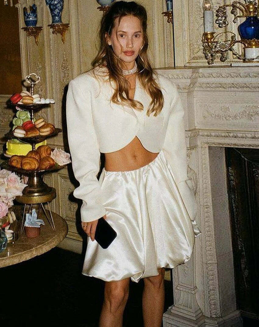Sofiana Two Piece Set - Y2K Summer & 90S Grunge Outfit, Retro Y2K Fashion, Baby Tees & Sk