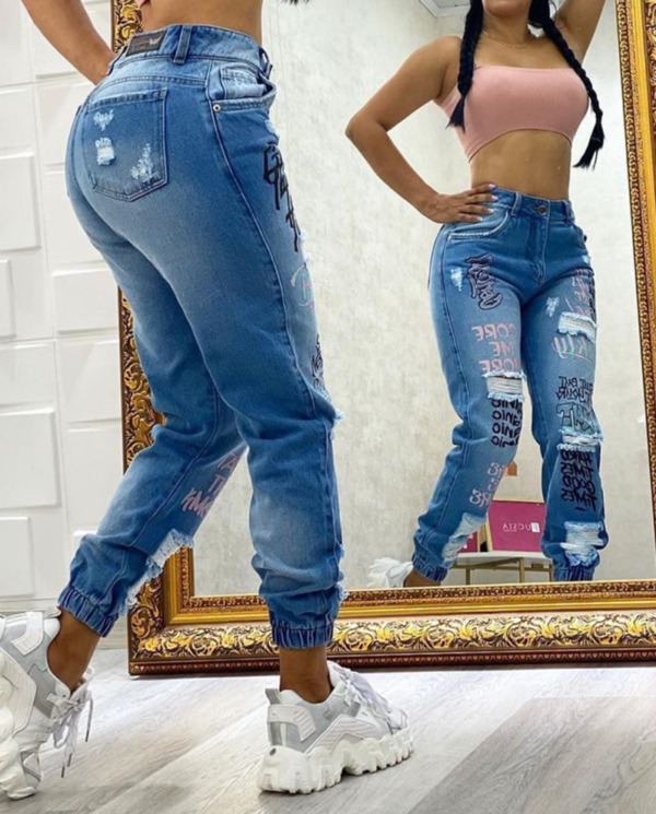 Sophie Grunge Jeans - Y2K Summer & 90S Fashion, Retro Style, Gothic Y2K, Y2K Club Outfits