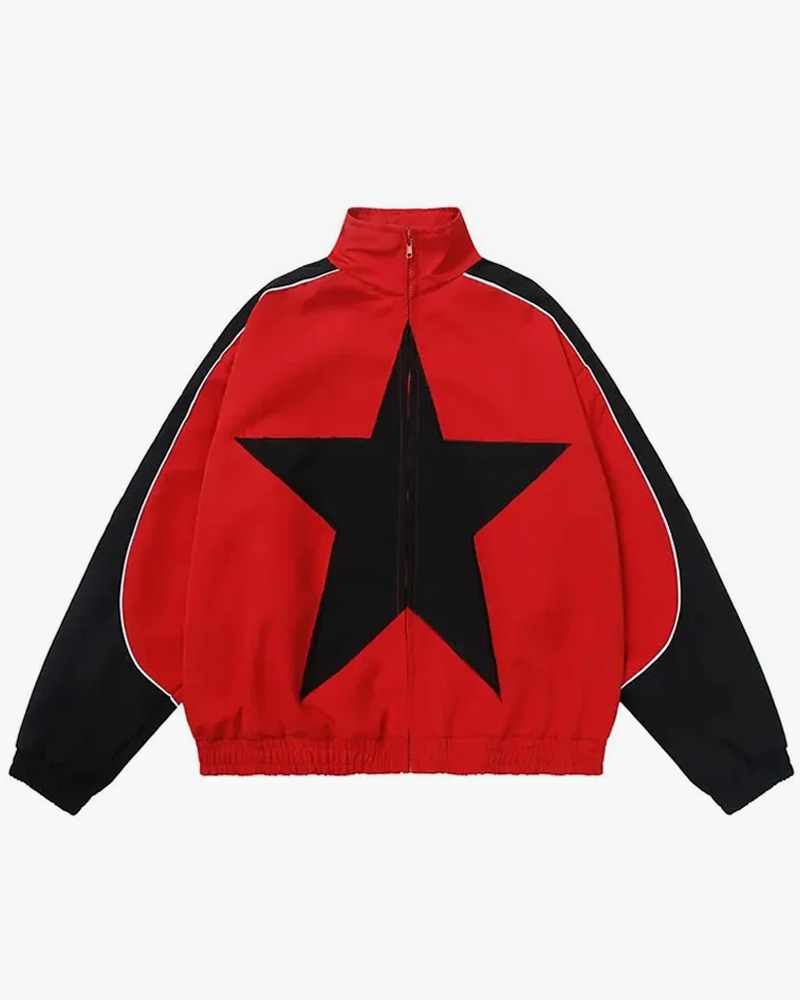 Star Jacket Y2K - Retro 90S Grunge, Summer Y2K Outfits, Popstar & Club Fashion, Gothic Y2K