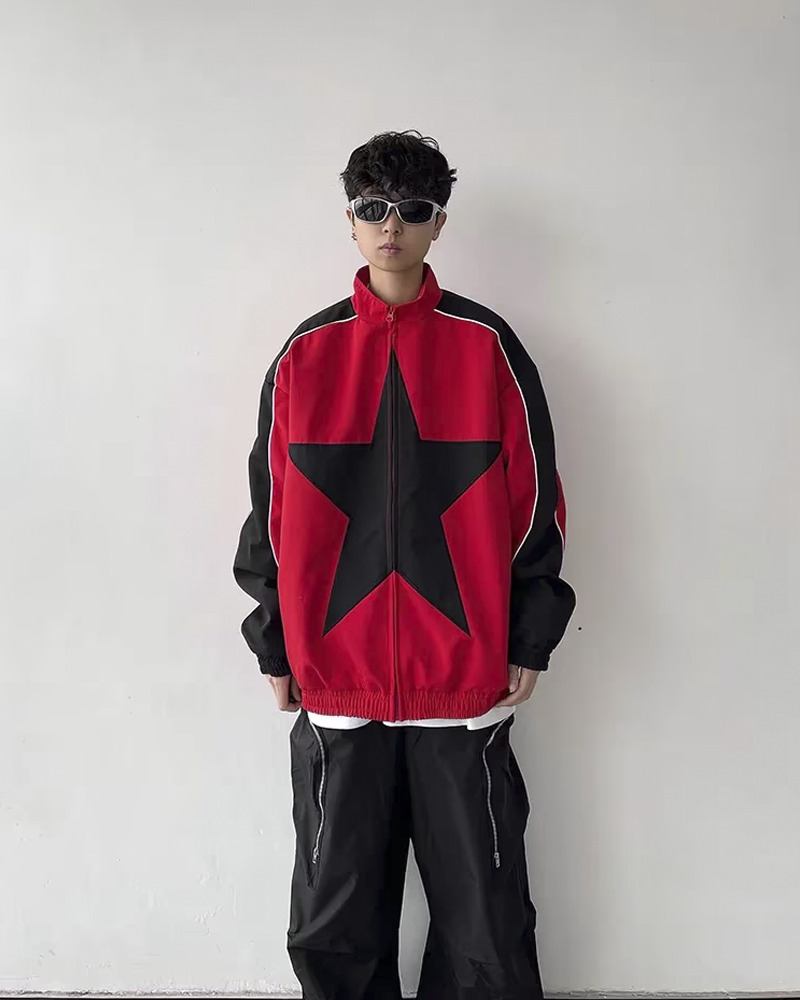 Star Jacket Y2K - Retro 90S Grunge, Summer Y2K Outfits, Popstar & Club Fashion, Gothic Y2K