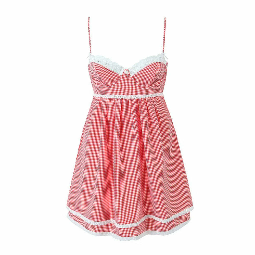 Stela Mini Dress - Y2K Summer Grunge Outfit, 90S Fashion, Retro Style, Y2K Party & Club Look
