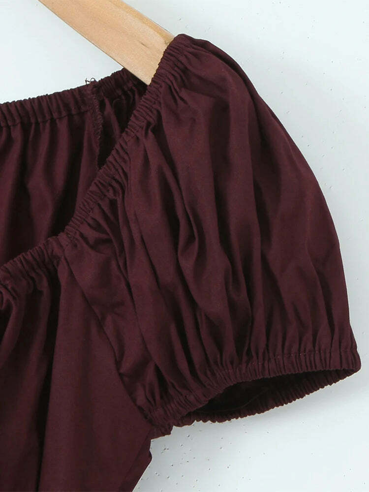 Suri Crop Top - Y2K Summer Grunge, 90S Retro, Pastel Goth, Y2K Party & Club Outfits