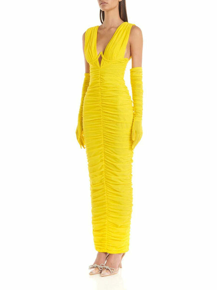 Talia Maxi Dress - Y2K Summer Grunge Outfit, 90S Fashion, Retro Style, Pastel Goth, Y2K