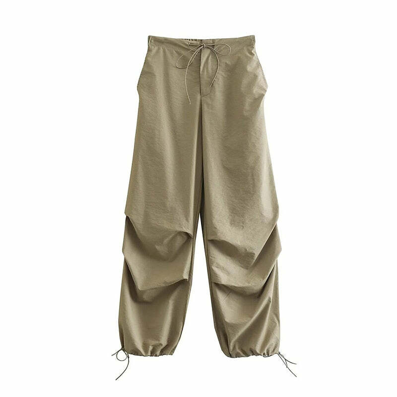 Tawnie Cargo Trousers - Y2K Summer Grunge, 90S Retro, Pastel Goth, Y2K Club & Party