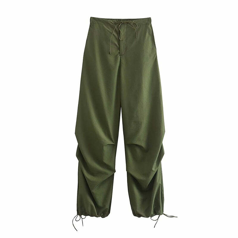 Tawnie Cargo Trousers - Y2K Summer Grunge, 90S Retro, Pastel Goth, Y2K Club & Party