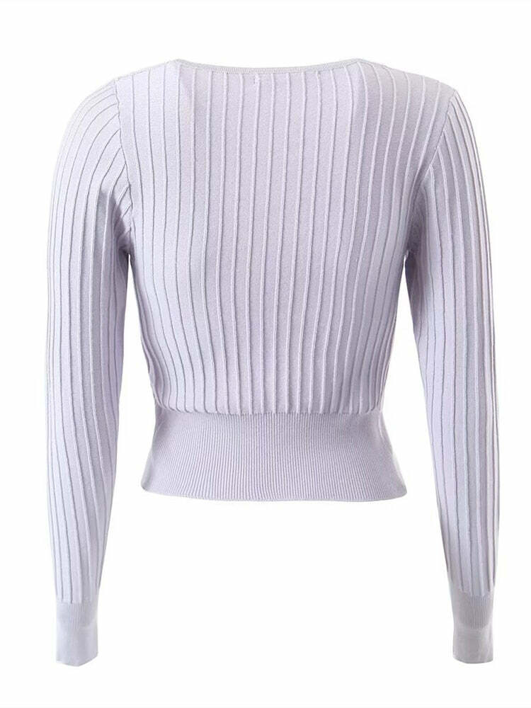 Thalia Sweater - Y2K Summer Grunge Outfit, 90S Fashion, Retro Style, Pastel Goth, Y2K Club Look