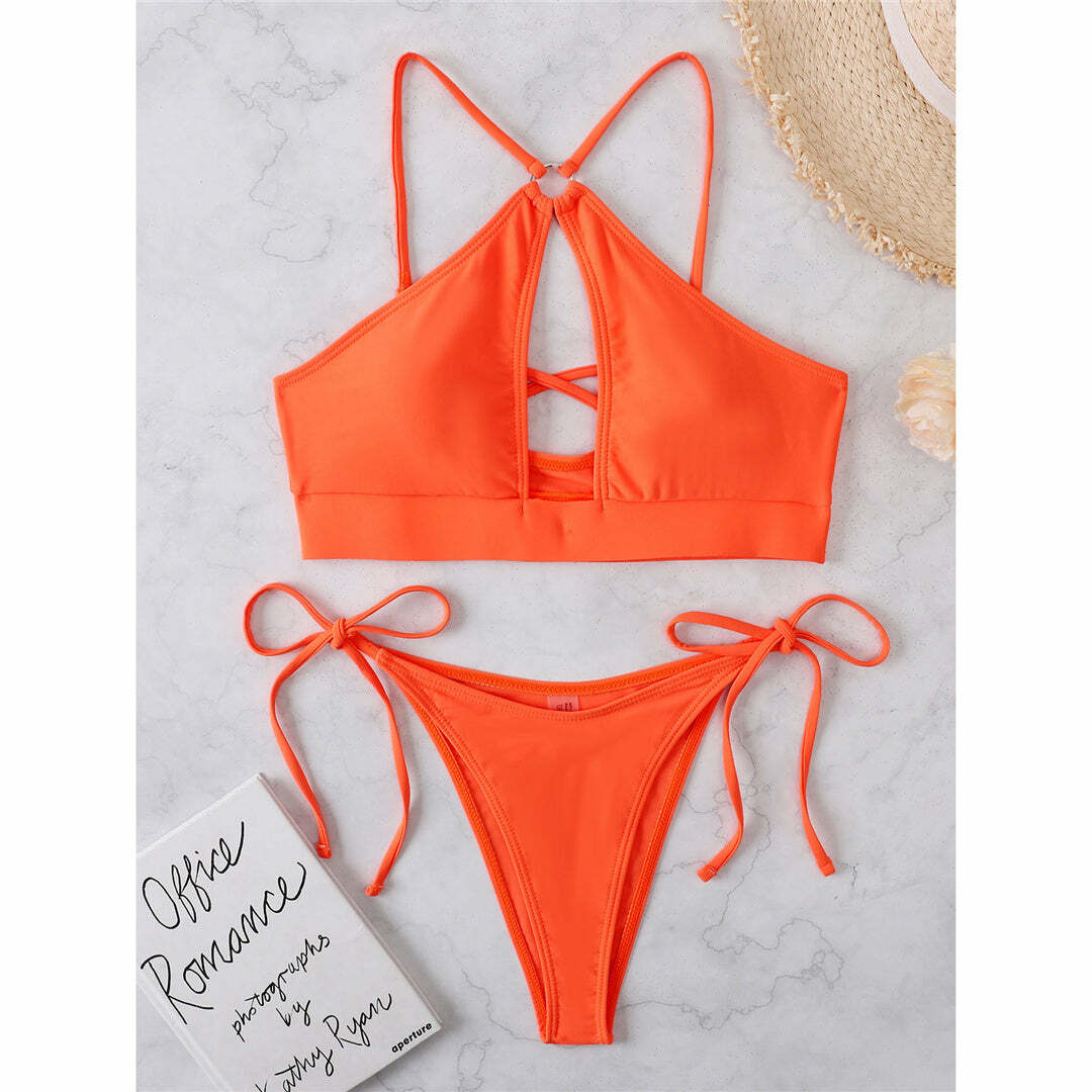 Tiana Bikini: Y2K Summer Grunge Outfit, 90S Retro Style, Y2K Party & Beachwear