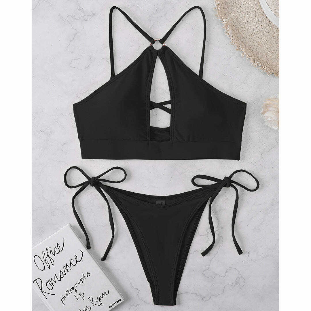 Tiana Bikini: Y2K Summer Grunge Outfit, 90S Retro Style, Y2K Party & Beachwear