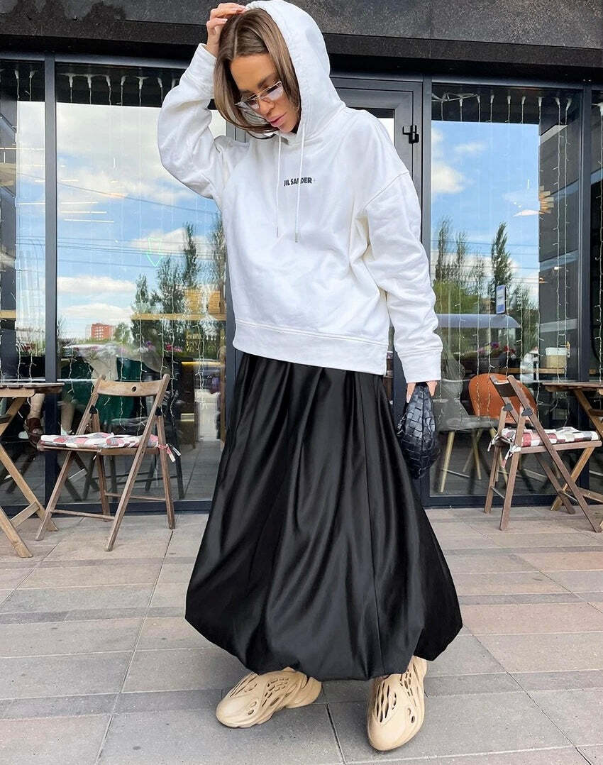 Tonia Midi Skirt - Y2K Summer Grunge Outfit, 90S Fashion, Retro Style, Y2K Party & Club Outfits
