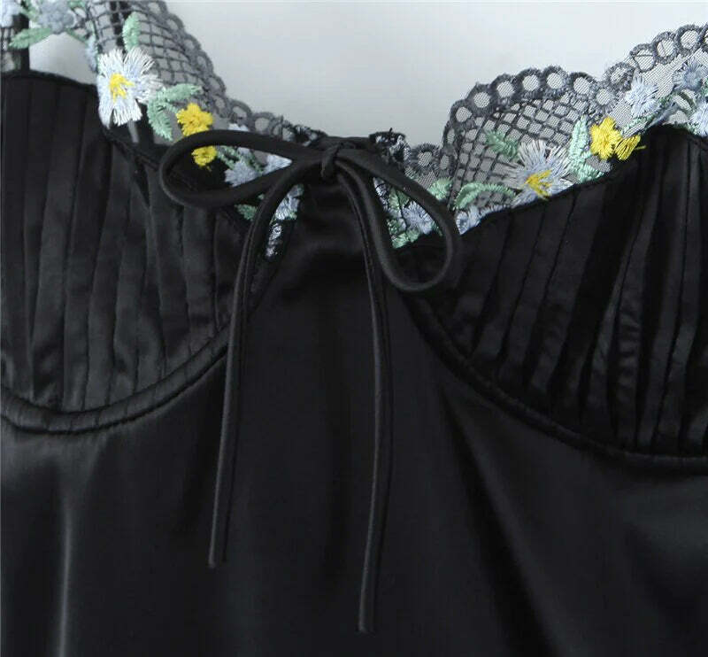 Trinette Black Mini Dress - Y2K Summer, 90S Grunge, Retro Style, Y2K Party & Club Outfits