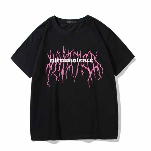 Ultraviolence Shirt - Y2K Summer Grunge Top, 90S Fashion, Retro Style, Pastel Goth, Y2K