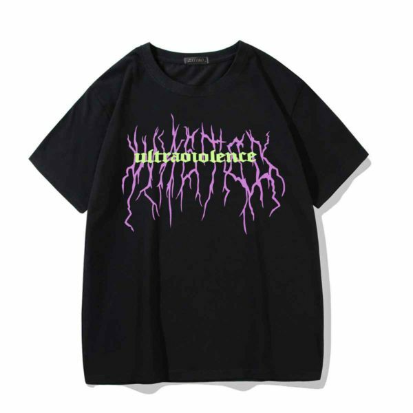 Ultraviolence Shirt - Y2K Summer Grunge Top, 90S Fashion, Retro Style, Pastel Goth, Y2K
