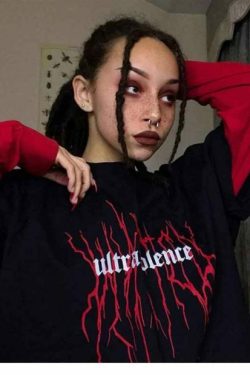 Ultraviolence Shirt - Y2K Summer Grunge Top, 90S Fashion, Retro Style, Pastel Goth, Y2K
