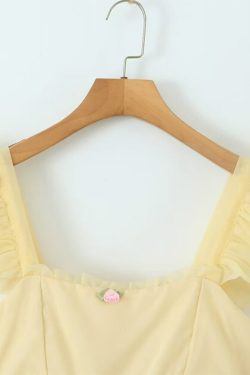 Una Mini Dress - Y2K Summer Grunge Outfit, 90S Fashion, Retro Style, Pastel Goth, Y2K Party Look