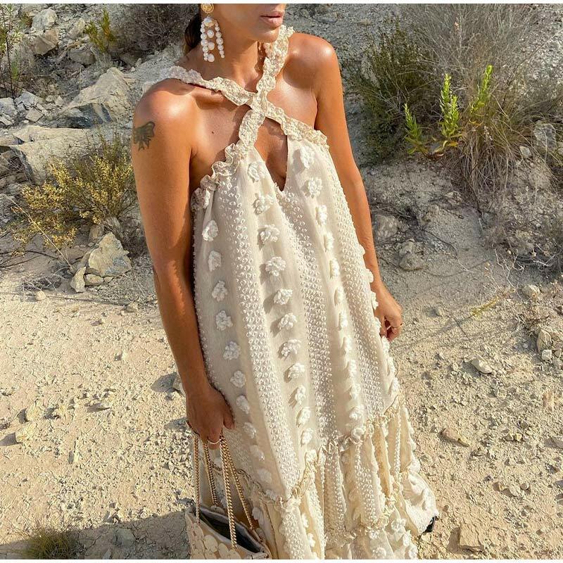 Valenka Maxi Dress - Y2K Summer Grunge Outfit, 90S Retro Style, Pastel Goth, Y2K Party