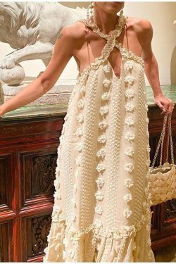 Valenka Maxi Dress - Y2K Summer Grunge Outfit, 90S Retro Style, Pastel Goth, Y2K Party
