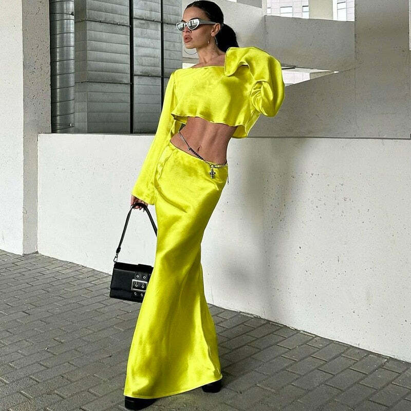 Vanessa Two Piece Set - Y2K Summer Outfit, 90S Grunge Fashion, Retro Y2K Club & Party Look