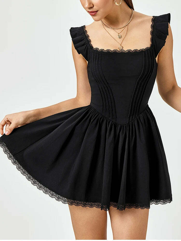 Veni Mini Dress - Y2K Summer Grunge Outfit, 90S Fashion, Retro Style, Pastel Goth, Y2K Party