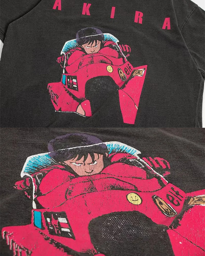 Vintage Akira Shirt - Y2K Summer Grunge, 90S Retro, Pastel Goth, Y2K Club & Party Outfits