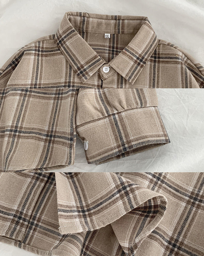 Vintage Plaid Shirt - Y2K Summer Grunge, 90S Retro, Pastel Goth, Y2K Club & Party Outfits
