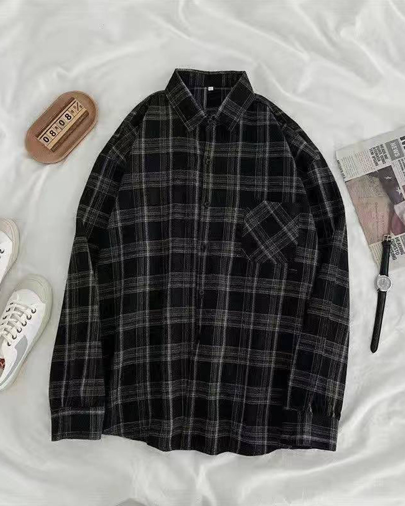 Vintage Plaid Shirt - Y2K Summer Grunge, 90S Retro, Pastel Goth, Y2K Club & Party Outfits