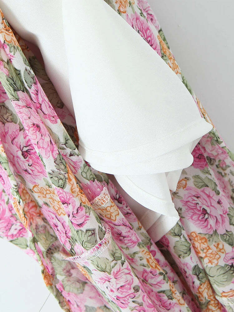 Voila Midi Dress - Y2K Summer Grunge Outfit, 90S Fashion, Retro Style, Pastel Goth Vibes