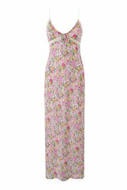 Voila Midi Dress - Y2K Summer Grunge Outfit, 90S Fashion, Retro Style, Pastel Goth Vibes
