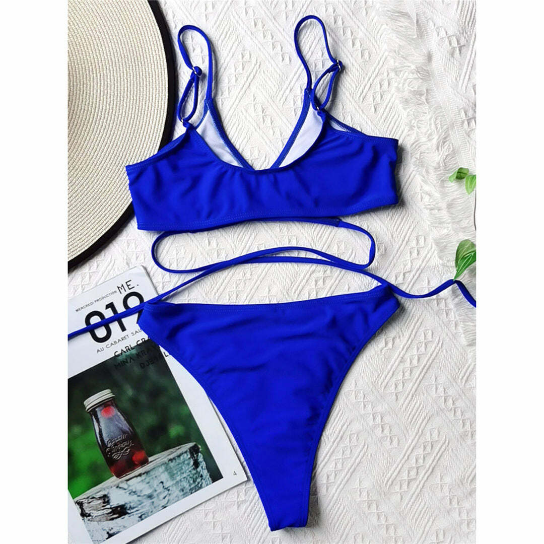 Wendy Bikini: Y2K Summer Grunge Outfit - 90S Retro Style, Y2K Party & Club Fashion