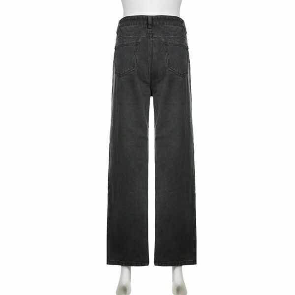 Willow Distressed Jeans - Y2K Summer Grunge, 90S Retro, Gothic Y2K, Hip Hop Fashion, Y2K