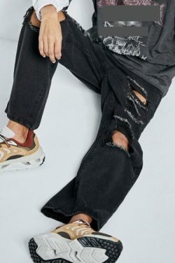 Willow Distressed Jeans - Y2K Summer Grunge, 90S Retro, Gothic Y2K, Hip Hop Fashion, Y2K