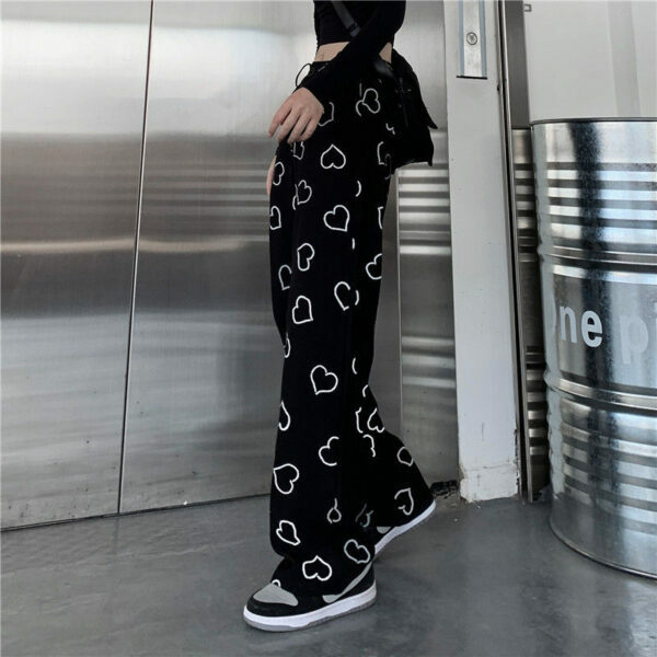 Willow Heart Pants - Y2K Summer Grunge & 90S Retro Fashion For Women, Perfect Y2K Party Outfit