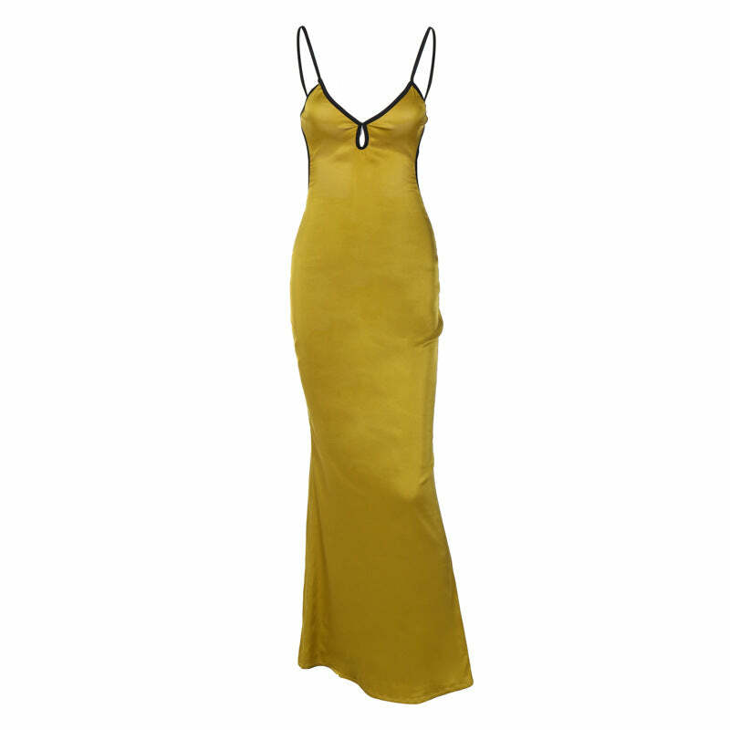 Ximena Maxi Dress - Y2K Summer Grunge Outfit, 90S Fashion, Retro Style, Pastel Goth Vibes