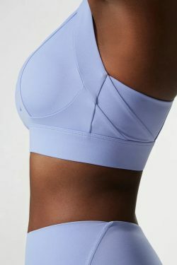 Y2K Blue Sports Bra Top - Retro 90S Grunge, Summer Y2K Outfits, Popstar & Club Fashion