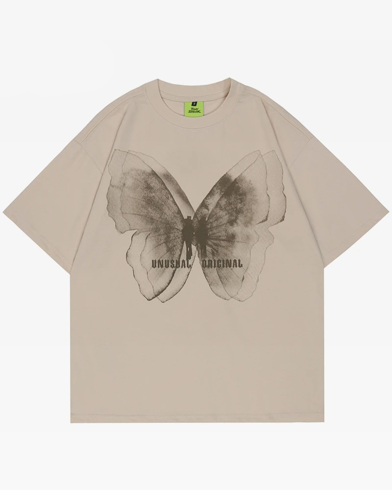Y2K Butterfly Tee Shirt - Retro 90S Grunge, Summer Y2K Outfits, Pastel Goth, Y2K Popstar