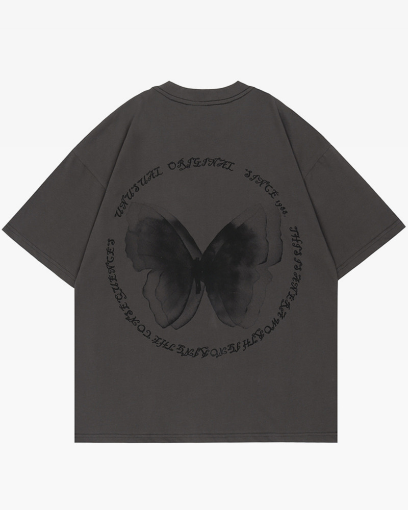 Y2K Butterfly Tee Shirt - Retro 90S Grunge, Summer Y2K Outfits, Pastel Goth, Y2K Popstar