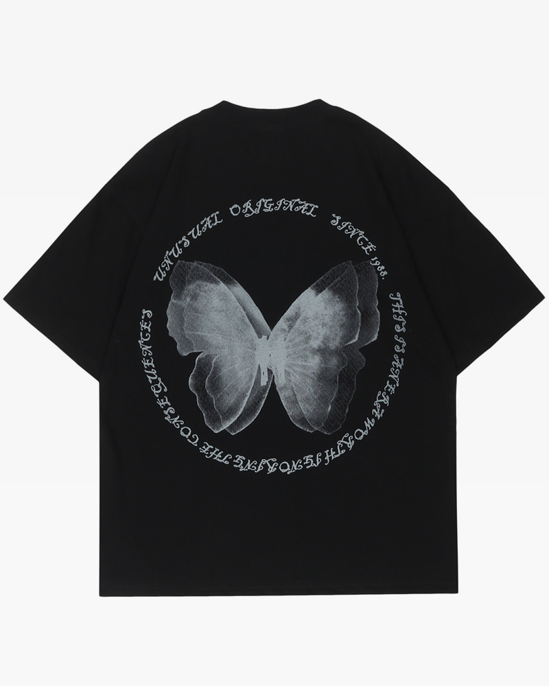 Y2K Butterfly Tee Shirt - Retro 90S Grunge, Summer Y2K Outfits, Pastel Goth, Y2K Popstar