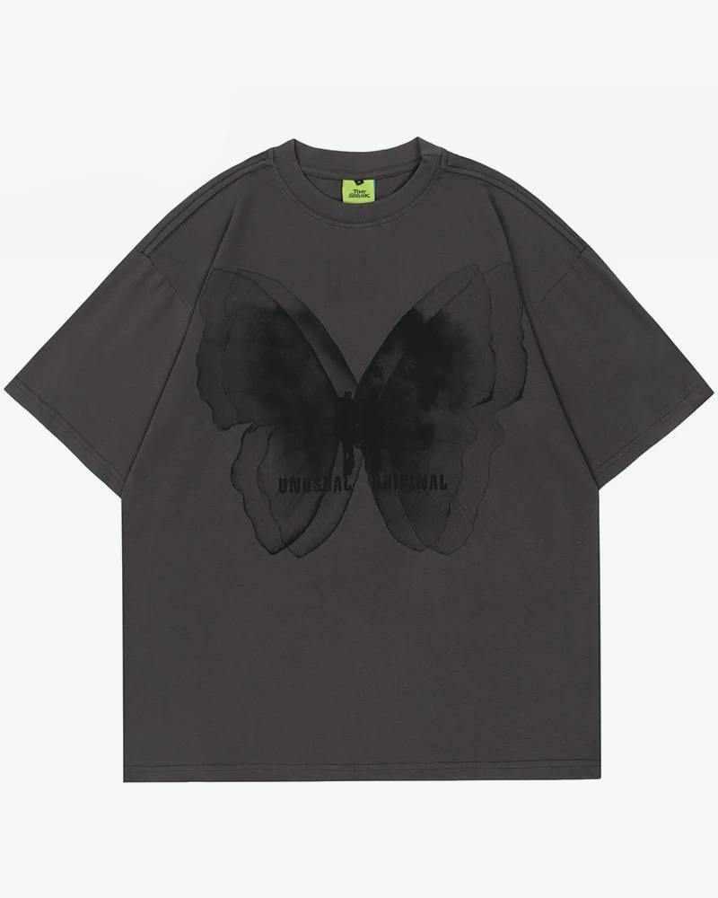 Y2K Butterfly Tee Shirt - Retro 90S Grunge, Summer Y2K Outfits, Pastel Goth, Y2K Popstar