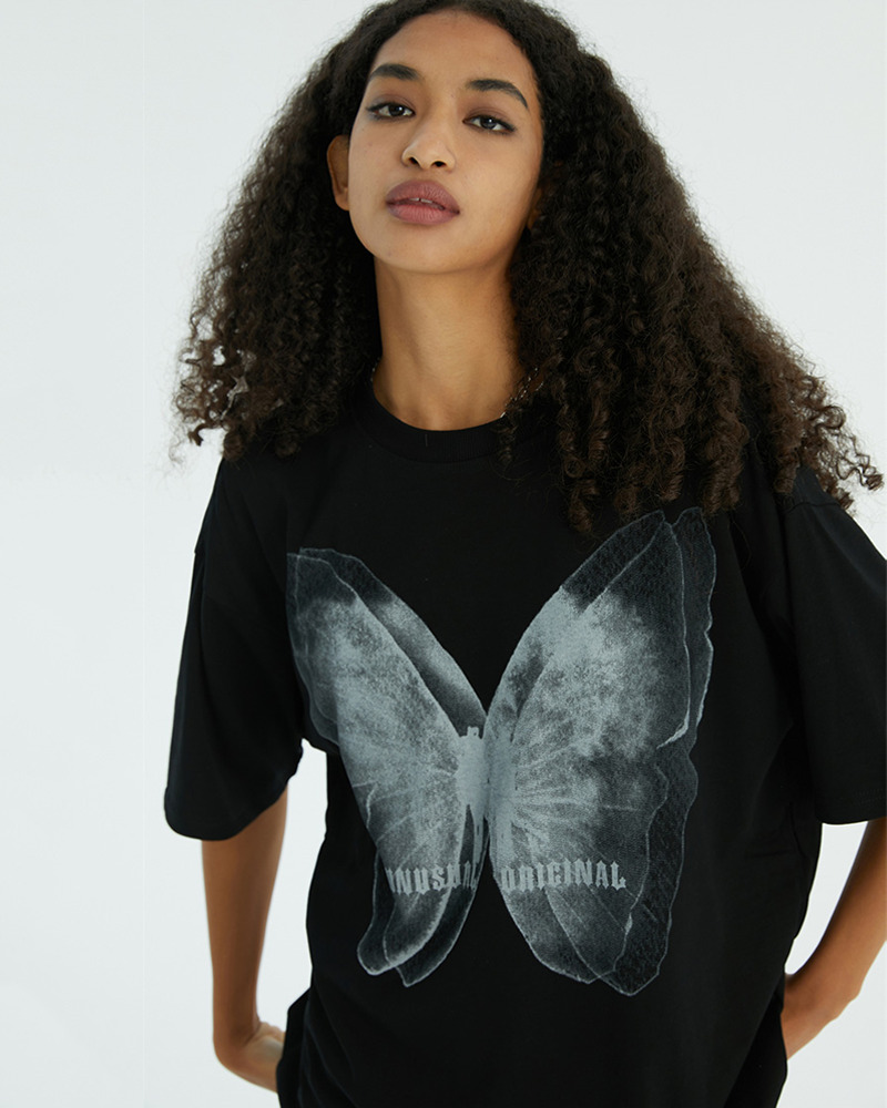 Y2K Butterfly Tee Shirt - Retro 90S Grunge, Summer Y2K Outfits, Pastel Goth, Y2K Popstar