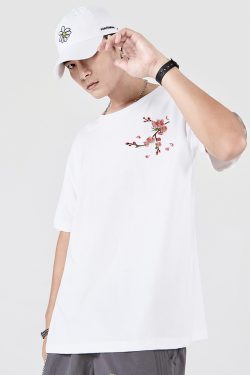 Y2K Cherry Blossom T-Shirt - 90S Grunge, Retro Summer Outfit, Pastel Goth, Y2K Fashion