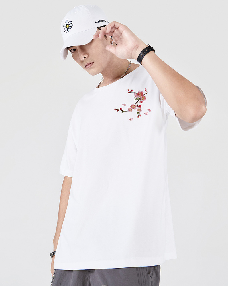 Y2K Cherry Blossom T-Shirt - 90S Grunge, Retro Summer Outfit, Pastel Goth, Y2K Fashion