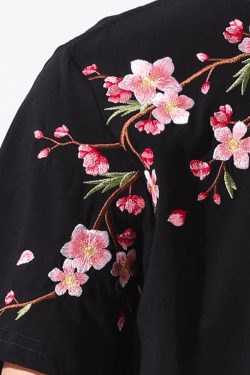 Y2K Cherry Blossom T-Shirt - 90S Grunge, Retro Summer Outfit, Pastel Goth, Y2K Fashion